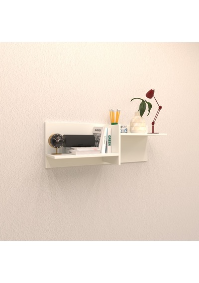 Rafkestir Hornor Duvar Rafı Beyaz ( Mat )