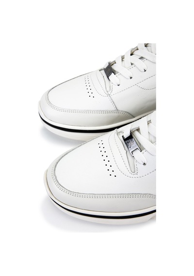 Tamer Tanca Erkek Hakiki Deri Beyaz Sneakers & Spor Ayakkabı 1237 23088 Erk Ayk Sk26-27 Kırık Beyaz