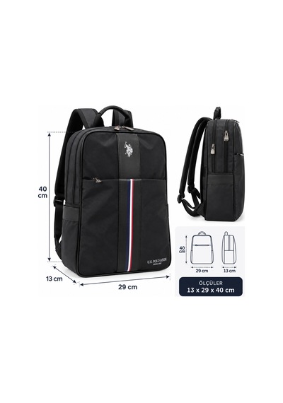 U.s. Polo Assn. Unisex Sırt Ve Okul Çantası Plcan26169 Siyah