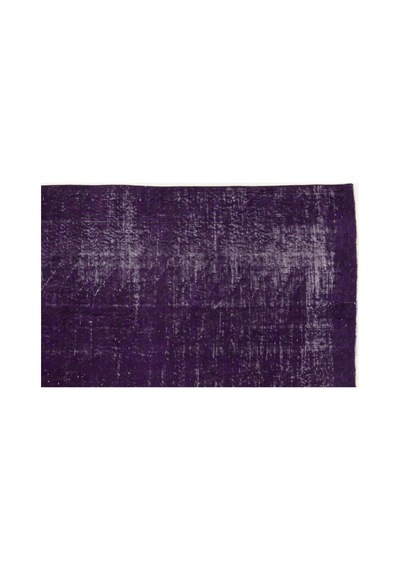 El Dokuması Vintage Yün-pamuk Mor Halı 4161 126 X 208 Cm