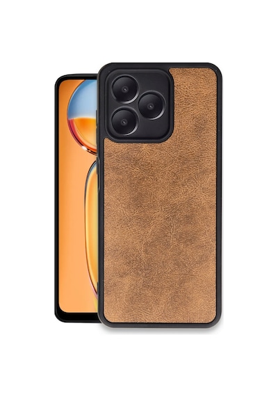 Realme Note 50 4g Uyumlu Kılıf Aras Deri Kapak - Taba