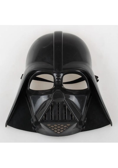 Çocuk Boy Yıldız Savaşları Wars Darth Vader Maskesi Ve 90 Cm Pelerin Seti Siyah