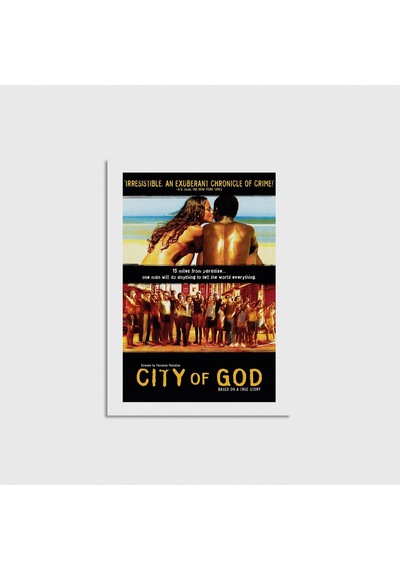 City Of God 2002 Film Posteri Çerçevesiz Poster Duvar Dekorasyonu Pn11p270