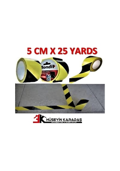 Bondit Yer Işaretleme Bandı 5Cm X 25 Yards ( 23 Metre )