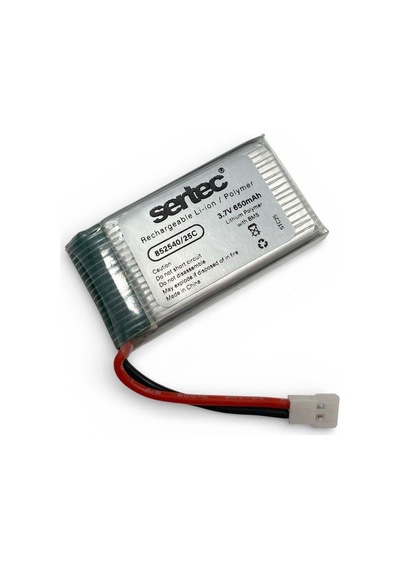 Sertec 852540 3.7v 650mah 25c Li-polymer Pil Soketli 1s Devreli