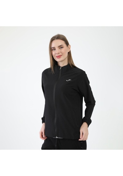 Joma 6231301 Kadın Önden Fermuarlı Siyah Sweat