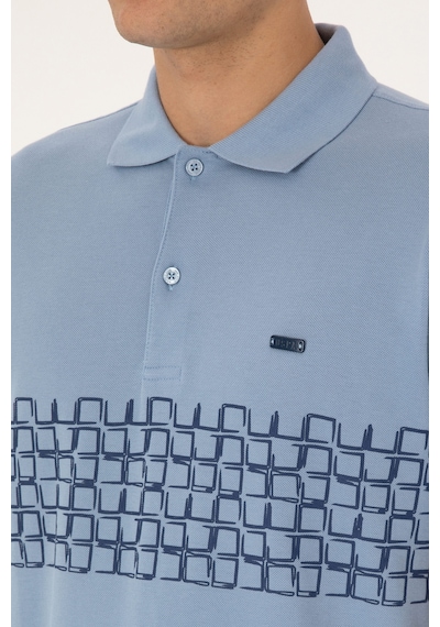 U.S. Polo Assn. U.s. Polo Assn. Erkek Açık Mavi Tişört 50324789-vr003 Acık Mavı