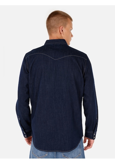 Colin's Colins Mavi Erkek Gömlek U.kol Denim Mavi