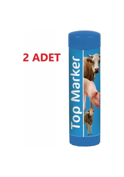 Topmarker Hayvan İşaretleme Kalemi Mavi-2 Adet