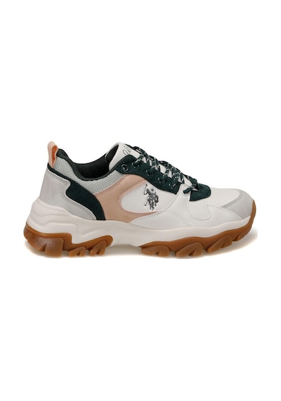 U.S. Polo Assn. 4F TRACKY 4PR Kadın  Beyaz Sneaker
