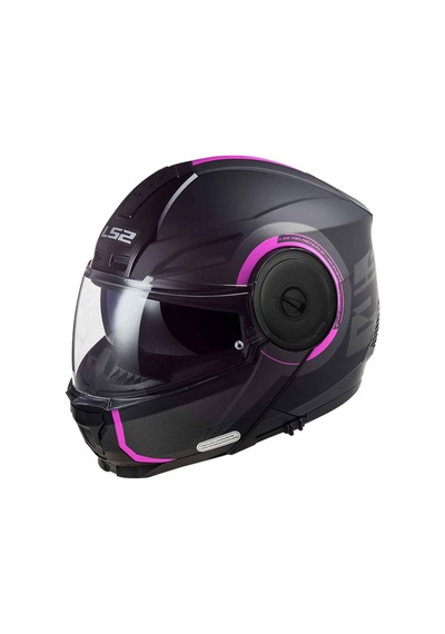 Ls2 Scope 2 Arch Çene Açılır Kask Siyah - Pembe