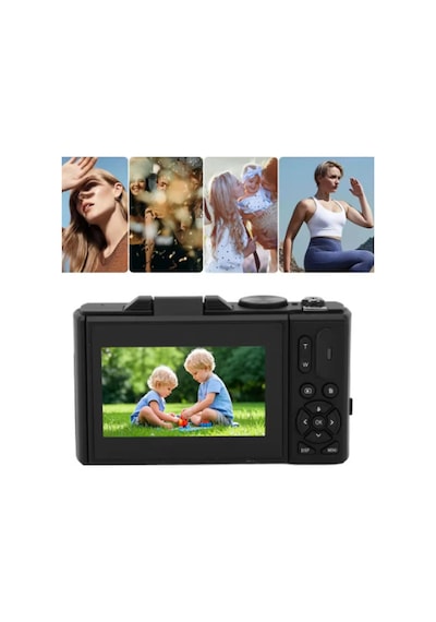 Vothoon 5K 75MP 3.0" Ekran 18X Zomm Hd Dijital Kamera