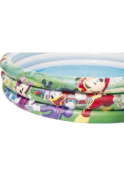 Bestway 91007. 3 Boğum Mickey Mouse Temalı Şişme Çocuk Havuzu Çok Renkli