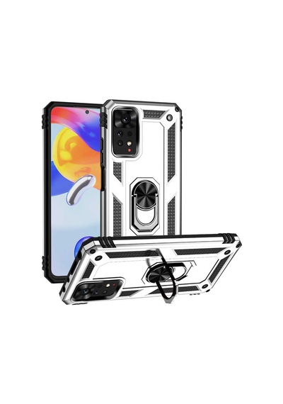 Xiaomi Redmi Note 11 Pro 5G Kilif Vega Yüzüklü Standli Zirh Kilif 542845694