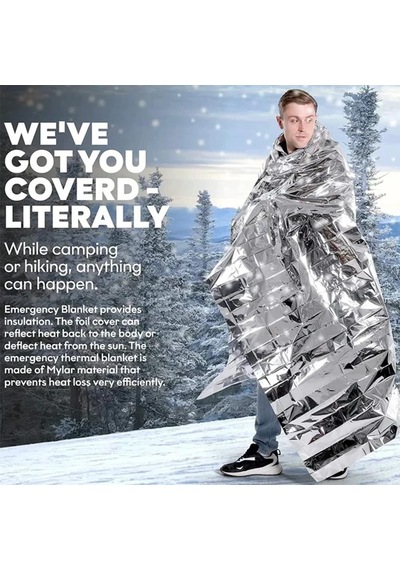 Madfox Emergency Blanket Acil Durum Battaniyesi 210 140cm