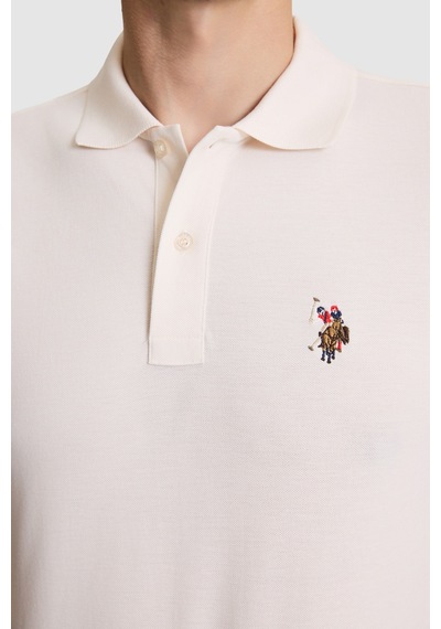 U.S. Polo Assn. U.s. Polo Assn. Erkek Krem Tişört Basic 50326972-vr071