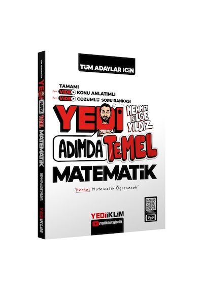 Tüm Adaylar için Yedi Adımda Temel Matematik - Yediiklim Yayınları