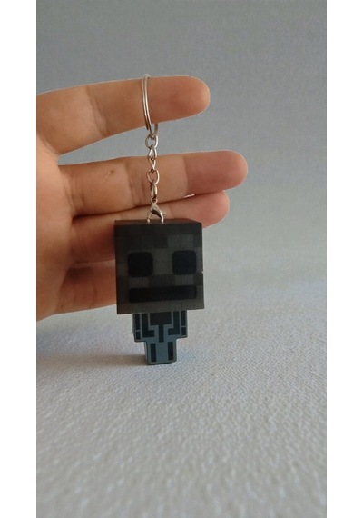 Minecraft Işıklı Anahtarlık Beyaz Işıklı
