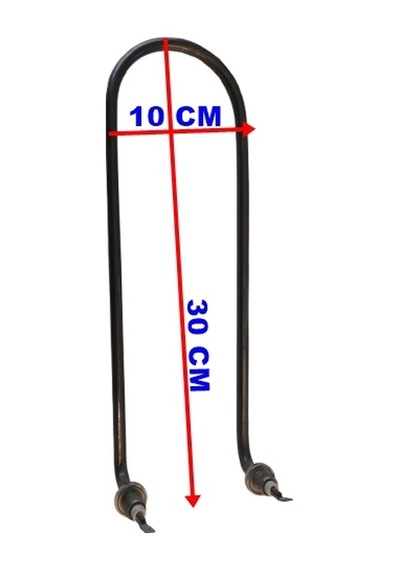 Ender Benmari 30 Cm Rekorlu Kıvrık Rezistans 1000w 220v 8,5 Cr-ni