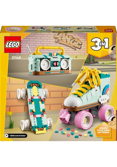 LEGO® Creator Retro Paten 31148 8+ Yaratıcı Oyuncak Yapım Seti - 342 Parça