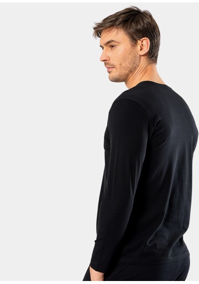 Cacharel Erkek V Yaka Uzun Kollu T-shirt 1334/siyah 001 Cacharel Erkek V Yaka Uzun Kollu T-shirt 1334/siyah 001