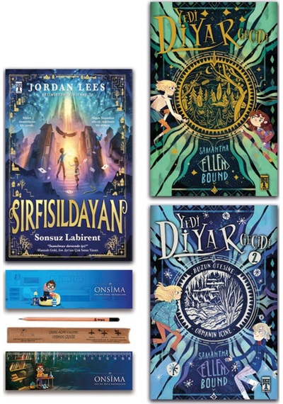 Genç Timaş Yedi Diyar Geçidi 1 Ve 2 Kitap - Sonsuz Labirent - Sırfısıldayan Set 3 Kitap