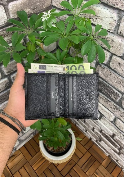 Guard Siyah Hakiki Deri Dikey Model Spor Erkek Cüzdan // Grd260905wt498 Diğer