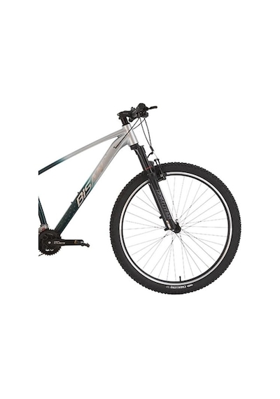 Bisan Bold 7.3 Erkek Dağ Bisikleti 43cm V 29 Jant 21 Vites Gri Koyu Yeşil Krom Çok Renkli
