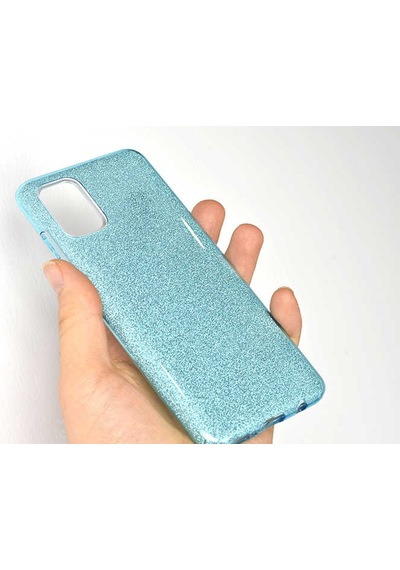 Samsung Uyumlu Galaxy A71 Kılıf Zore Shining Silikon Mor