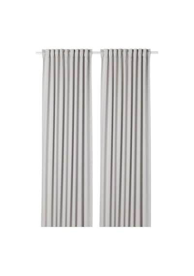 Karartma Perde/2 Kanat, Açık Gri, 145x300 Cm Gri