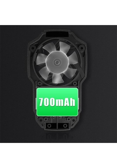 Coofbe Super Soğutucu Rgb Işıklı 700mah Şarjlı Telefon Soğutucu Fanı Ayarlanabilir Hız 6000 Devir