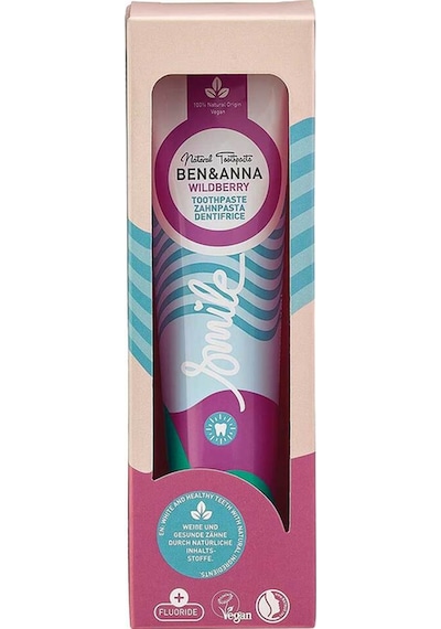 Ben & Anna Florürlü Yaban Mersini Aromalı Diş Macunu 75 Ml Ferah Nefes Vegan