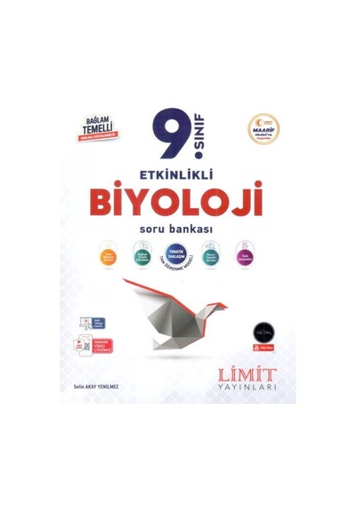 Limit Yayınları 9. Sınıf Biyoloji Etkinlikli Maarif Soru Bankası