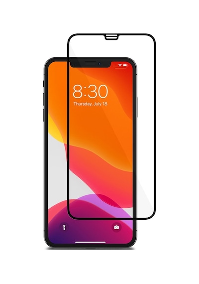 Bufalo Apple Uyumlu   iPhone 11 Pro Ekran Koruyucu 5D Temperli Cam Siyah