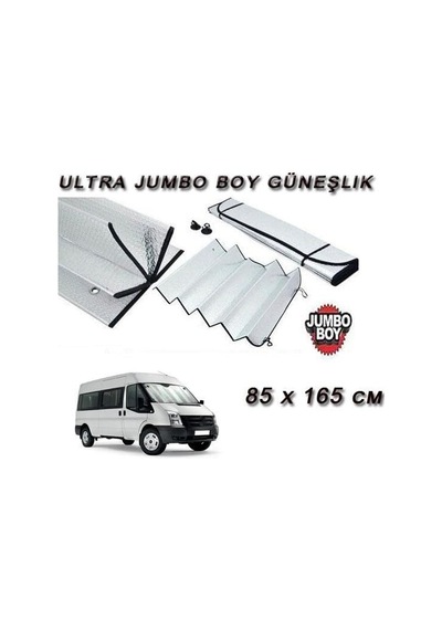 Ultra Büyük Boy Oto Ön Cam Metalize Güneşlik Gümüş Maxi 85 X 165 Cm Genel