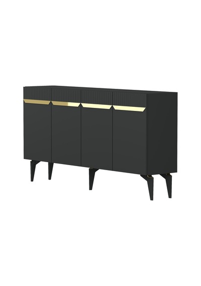 Ka1544ag Duma Konsol Antrasit-gold 150cm Antrasit - Gold