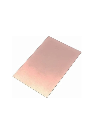 7x10cm Tek Yüz Bakır Plaket Pcb Elektronik Baskı Devre Prototip Test