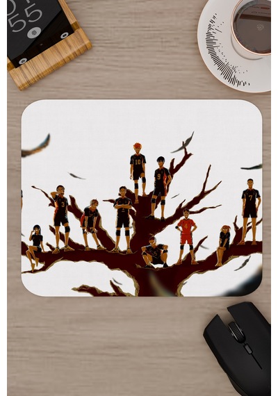 Haikyuu Anime V5 - 22x18 Gaming Kauçuk Kaymaz Taban Mouse Pad Fare Altlığı