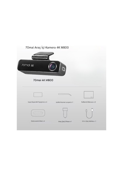 70mai Dash Cam 4k M800 Ön Kamera