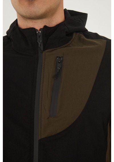 Camp Scoutland Camp265 Outdoor Tactical Su İticili Erkek Fermuarlı Taktik Sweatshirt Siyah