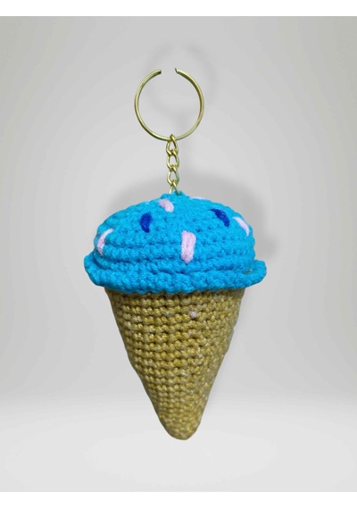 Amigurumi Külah Anahtarlık 10-11 Cm Sevimli El Örgüsü Hediyelik Anahtar Ve Çanta Aksesuarı Kod:109