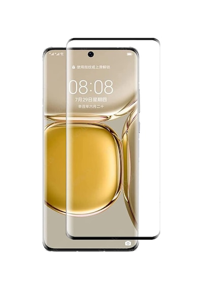 Honor 70 3D Curved Tam Kaplayan Kavisli Tempered Cam-Siyah AL3282