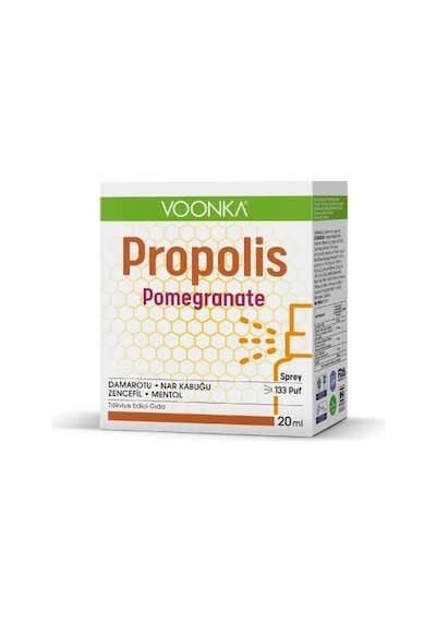 Voonka Propolis Pomegranate Sprey 20 Ml