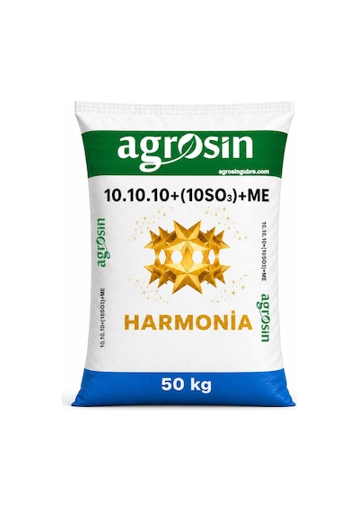 Agrosin Harmonia 10.10.10+(10SO3)+ME Organomineral Granül Gübre 50 kg -