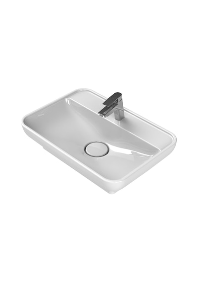 Turkuaz Seramik Lal 60x42 cm Tezgah Üstü Lavabo