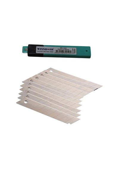10'Lu Maket Bıçağı Ucu + Alüminyum Maket Bıçağı