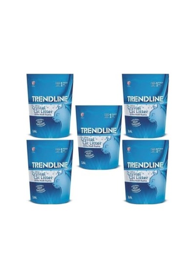 Silika Crystal Kedi Kumu, 3,6 Litre, 5'li Set