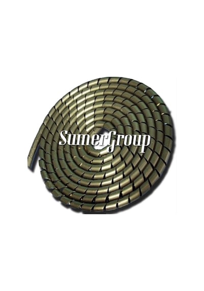 Sumergroup Kablo Düzenleyici Koruyucu Spiral Rulo 25Mm Siyah 50M