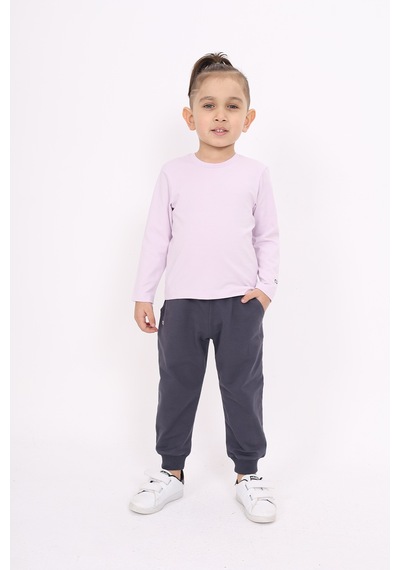 Toontoy Kids Toontoy Unisex Çocuk Tişört Açık Lila