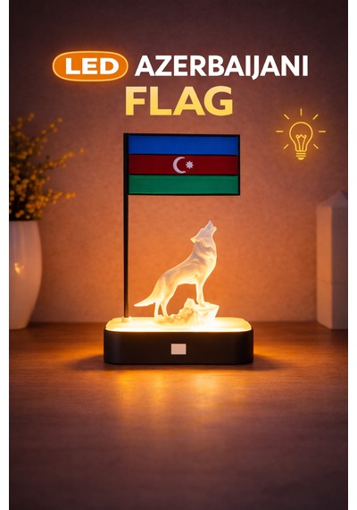 Azerbaycan Bayrak Led Masaüstü Dekor Kişiye Özel İsimli Minimal Tasarım Modern Ev Ofis Aksesuarı Hediyelik 3d Baskı Gece Lambası Ebat-Renk-20Cm-Siyah Azerbaycan Bayrak Led Masaüstü Dekor Kişiye Özel İsimli Minimal Tasarım Modern Ev Ofis Aksesuarı Hediyelik 3d Baskı Gece Lambası Ebat-Renk-20Cm-Siyah